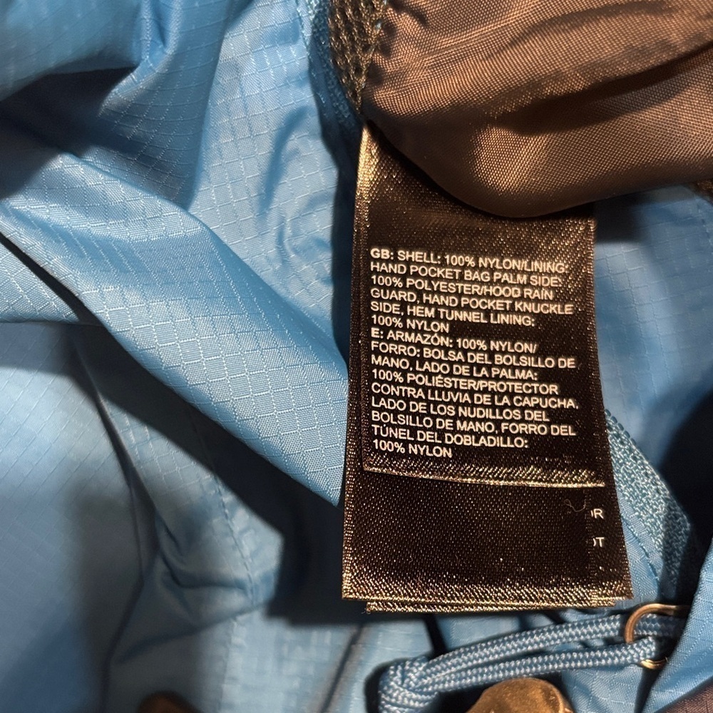 The North Face Men's Venture Two-Tone Blue Raincoat - Picture 5 of 13
